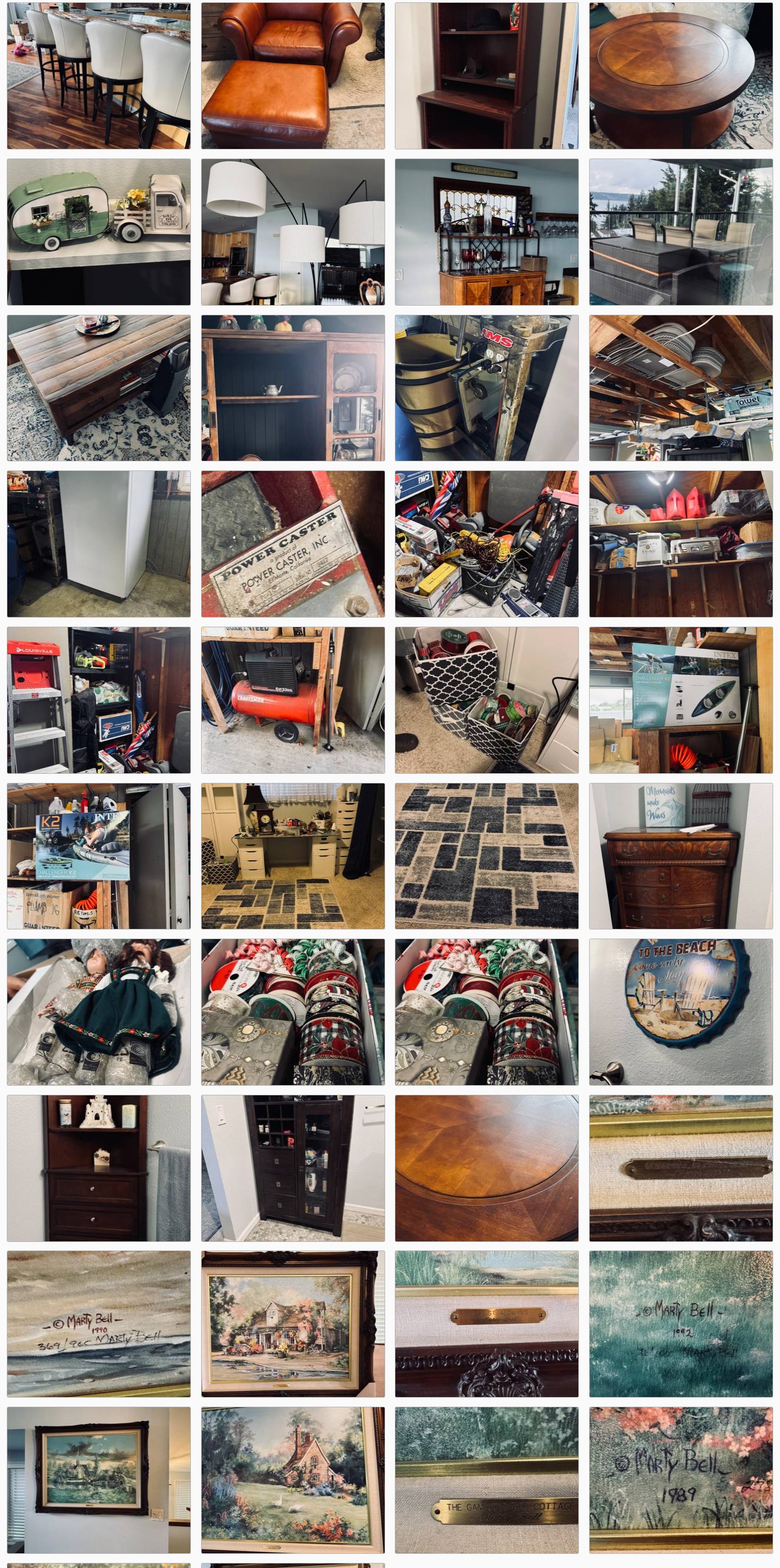 Browns Point Estate Sale Shopping